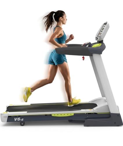 Image of Motorised Treadmill, Electric Fitness Running Machine with LCD Console, Home Gym Cardio, 7 inch LCD, 7HP DC Motor, 1-20KM /H Speed, Max Weight 180 kg.