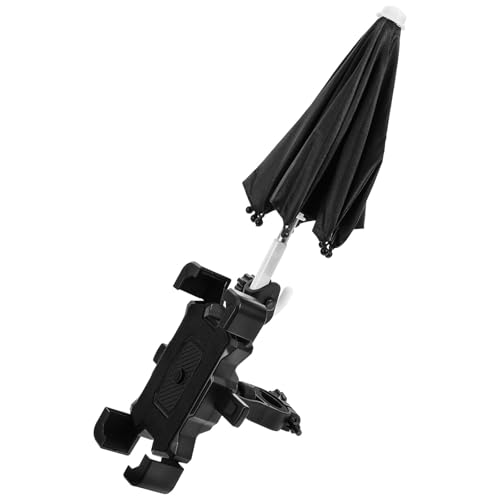 Support téléphone guidon vélo avec parapluie pour éliminer les reflets et l'eau