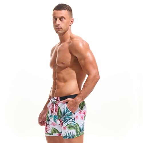 Taddlee Swimwear Men Basic Long Swimming Trunk Surf Camo Shorts Swimsuits Pocket - Thumbnail 3
