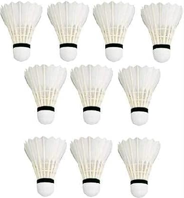 JS Enterprises | Badminton Feather Shuttle Cork Bounded Evenly by Nylon Thread | Pack of (5) (B0CBKRG266) Amazon Price History, Amazon Price Tracker