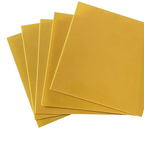 2pcs/lot 200mm×200mm 3240 Epoxy Resin Fiber High Temperature Resistant Insulating Epoxy Board (Color : 5MM-Thick)