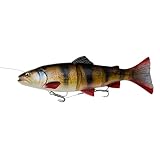 Savage Gear Gummiköder, 40cm, 685g, Perch, 1 Stück, Barsch, Slow Sinking