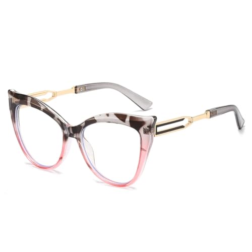JRLLFD Vintage Female Sunglasses for Fashion Oversized Framle Gradient
