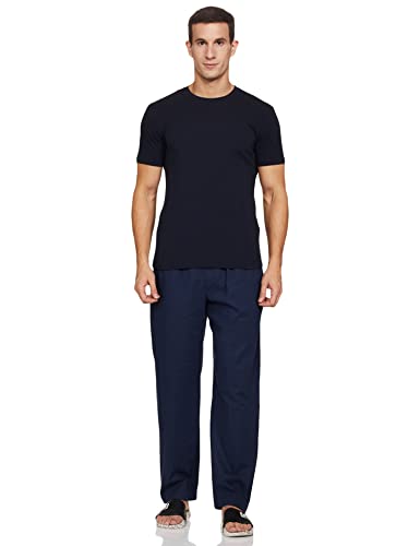 Image of Marks & Spencer Men's Cotton Solid Pajama Set