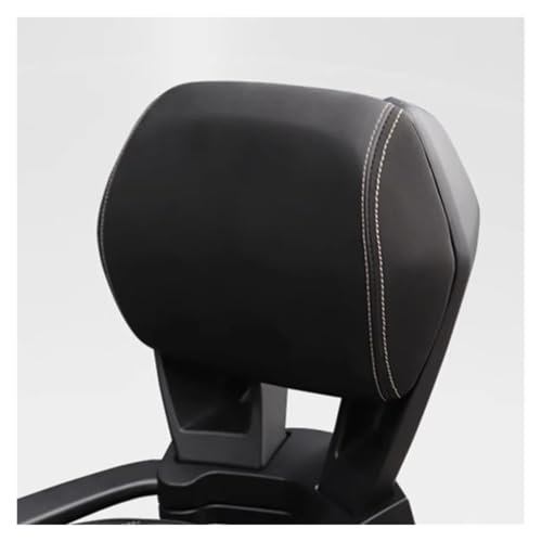 Cojín de respaldo de moto NMAX155 con acabado premium impermeable y costura blanca