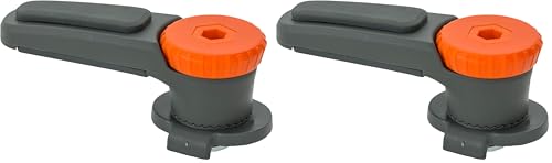 VAUDE QMR Rail Hook 2.0 Système de Fixation QMR 2.0 White (Lot de 2)