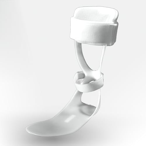 Brace On Swedish Deluxe Polyethylene AFO Brace for Foot Drop, Adult