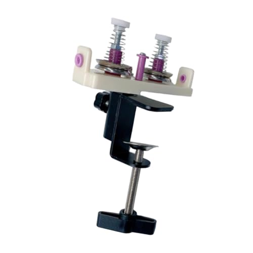 Fancyes Wrapping Machine Thread Winder with Desk Clamp Sewing Winding Knitting Practical Portable Loom Tensioner Machine Thread Guide, L