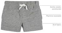 Gerber Baby Boys 3-Pack Pull-On Knit Shorts, Gray & Black, 6-9 Months — image 4
