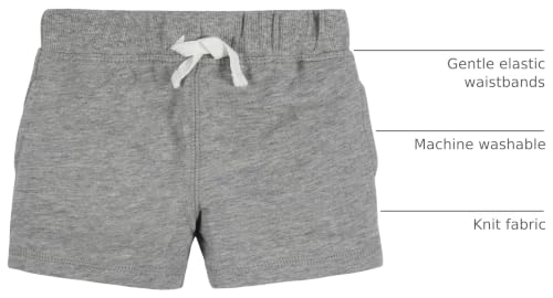 Image of Gerber Baby Boys' 3-Pack Pull-on Knit Shorts