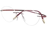 Eyeglasses Silhouette Essence (5523) 3040 Red 52/19/145 3 piece frame chassis
