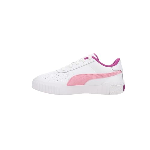 PUMA Kids Girls Cali Rose Perforated Lace Up Sneakers Shoes Casual - White3
