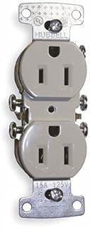 15A 5-15R 125V Receptacle Duplex Ivory - Pack Of 6