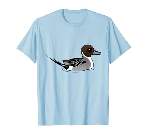 Cute Cartoon Northern Pintail Birdorable Waterfowl Duck T-Shirt