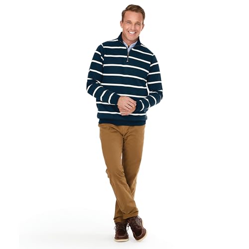 Image of Charles River Apparel Men's Crosswind Quarter Zip Sweatshirt