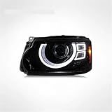 Top 10 Best Range Rover Headlight Reviews & Comparison 6 DENGQIAN 2PC Car Lights LED Headlight Compatible With Range Rover Sport 2005 2006 2007-2013 Head Lamp Projector Lens Auto Accessories(2pcs 2010-2013)