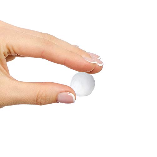 image for DecorRack 300 Small Cotton Balls for Make-Up, Nail Polish Removal, Pet