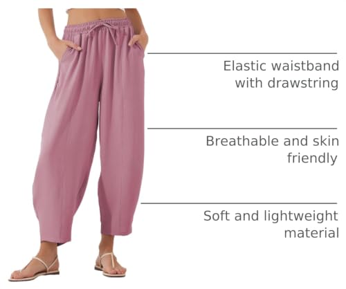 Image of EVALESS Women's High Waisted Wide Leg Palazzo Trousers