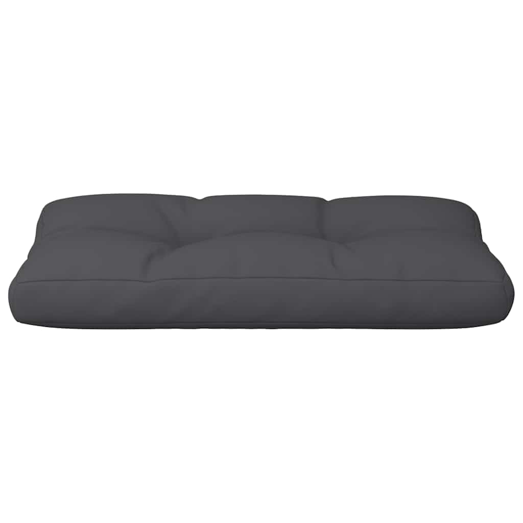 Coussin de Palette Noir 80x40x12 cm en Tissu Polyester, Rembourrage Fibre Creuse, Coussin d Assise pour canapé Chaise Fauteuil Salon Jardin terrasse, Confort et décoration