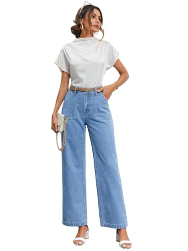 Image of KOTTY Women High Rise Straight Jeans