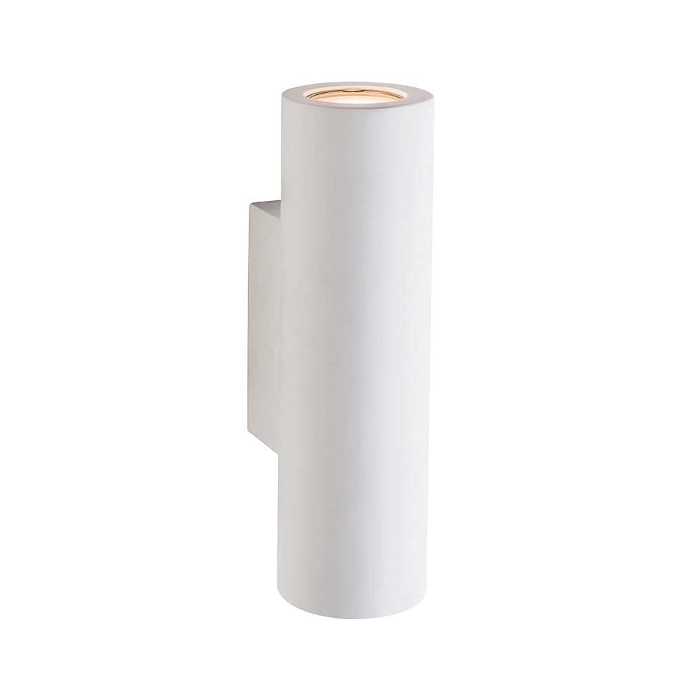 Saxby Salvo 3.5W White Plaster Modern Decorative Interior LED Up Down Wall Light