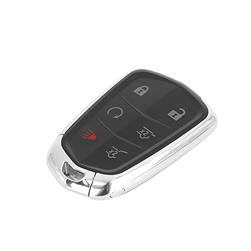Coque de clé HYQ2AB pour Cadillac Escalade finition noire haute qualité