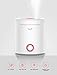 Deerma Top Fill Cool Mist Humidifier 2 in 1 Ultrasonic Humidifiers for bedroom with 360° Rotatable Mist Outlet, 2.5L Water Tank, Auto Shut Off, Adjustable Mist, Whisper Quiet for Home office, Red