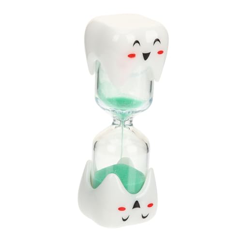 FUNNETOYU Sablier Minuterie Brosse à Dents Garçon Fille Créatif Vert Minuteur Sable Fun pour Brossage Garçon Fille et Gestion