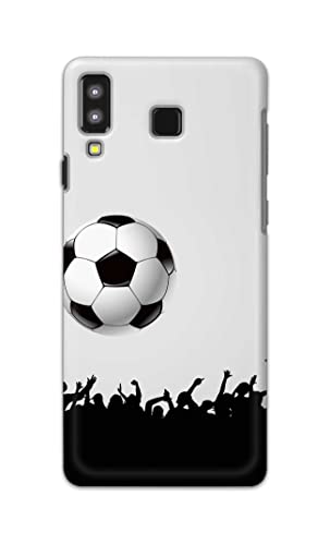 Image of Printed Hard Back Cover Case for Samsung Galaxy A8 Star Back Cover (Football Icon) -1302