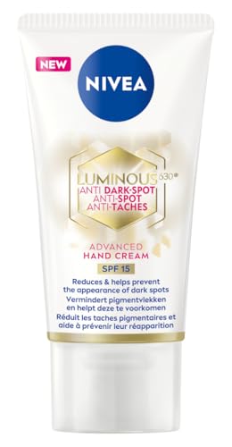 NIVEA Luminous630 Anti Spot Handcreme - SPF 15 - Hand Care - Pigmentvlekken Verwijderen - Crème voor jonger ogende handen - Lichaamsverzorging - 50 ml