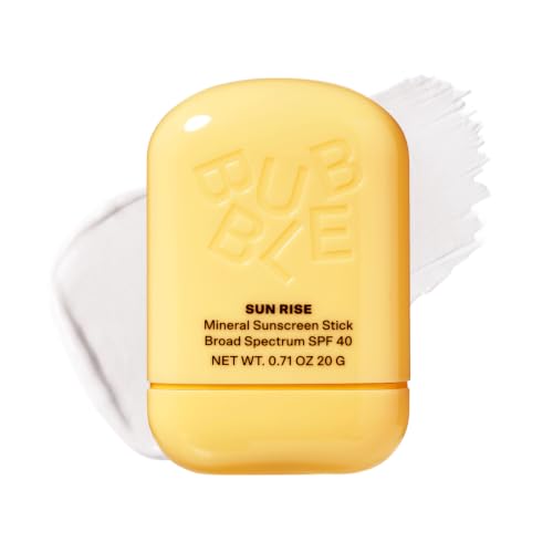 Bubble Skincare Sun Rise Mineral Face Sunscreen Stick SPF 40, 0.7 Oz