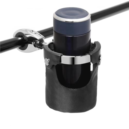 Support de guidon universel moto et porte-bouteille robuste multi-ajustable - 3