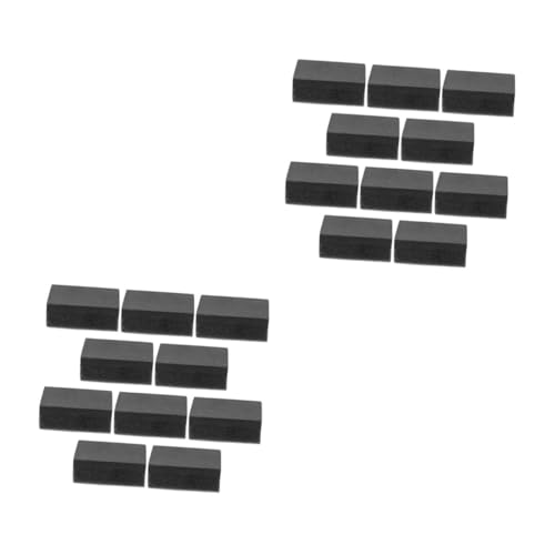 Holibanna 2 Juegos Betún Desechable Medias por Encima De La Rodilla Tuerca Tornillos Guays Pegatinas Kits De Punto De Cruz Accesorios De Oficina Llave Inglesa Black El Plastico 10 Uds * 2
