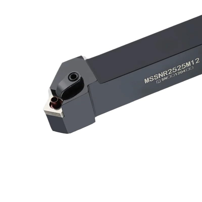 1pc MSSNR2525M12 MSSNL2525M12 External Turning Tool Holder Angle 45 MSSNR CNC Lathe Cutting Tools for SNMG120408 Carbide Inserts(MSSNL2525M12)