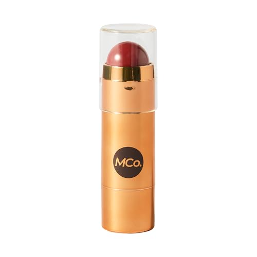 MCoBeauty - Summer Cream Stick - Cheek and Lip Stick - Deep Mauve Shade - Lightweight Texture - Contains Hyaluronic Acid, Ceramides and Panthenol - Mykonos Shade