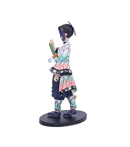 Image of Trunkin Demon Slayer Shinobu Kocho Kimetsu No Yaiba Insect Hashira Action Figure With Stand - Polyvinyl Chloride, 7 cm, 16 Cm