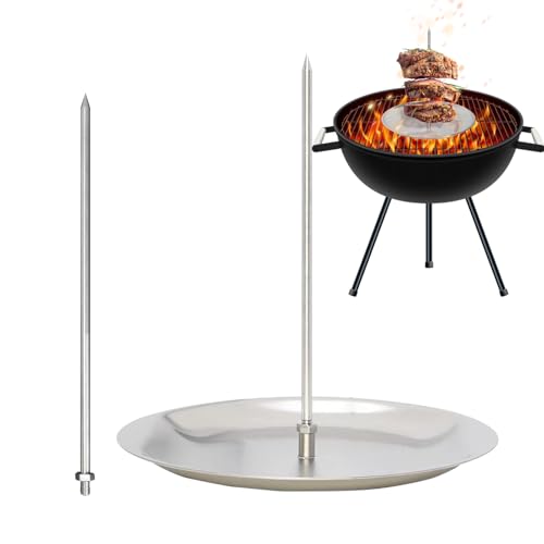 Brochette de gril verticale – Support à viande amovible en acier inoxydable, support à tacos en acier lourd, de rôtissoire vertical | Poteau de cuisson pour barbecue Durable, pour Shawarma, po