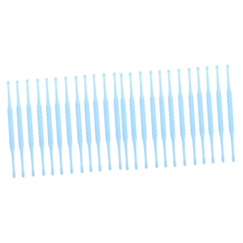 SAFIGLE 2 Series Cuchara De Oreja Espiral Limpiador Eliminación De Cera Limpieza Adulto Bastoncillo Para Limpiar La Cera De Los Oídos Abdominales Azul 12 Piezas*2
