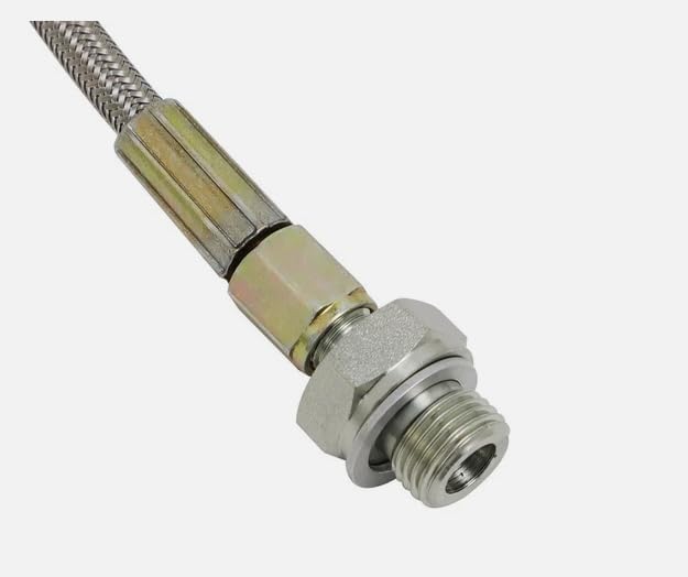 ikasus Engine Oil Pressure Sensor Adapter Stainless Steel Oil Pressure Gauge Relocation Adapter Compatible with GM LS Engines Fit for Chevrolet Silverado, Corvette C5, for GMC Sierra, Yukon