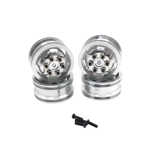 RC�r�[�h���b�N�z�C�[������ For WPL C14 C24 C34 C44 B14 B24 B16 B36 �p�A���~�������^���z�C�[��4WD�����[�g�R���g���[���J�[�A�b�v�O���[�h�A�N�Z�T���[(Silver)