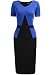 REPHYLLIS Women Bodycon Office Church Elegant Midi Work Pencil Sheath Dress