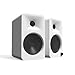 Kanto ORA4 140W Powered Reference Speakers with Bluetooth 5.0 and USB-C Input | 4” Woofers with Deep Bass Extension | Bi-Amplified | 80 Hz Automatic Crossover | Reference Quality Sound | Pair | White