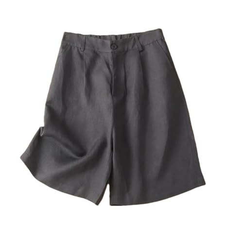 Pantalon court coton et lin femme taille haute : fini l'inconfort de la chaleur