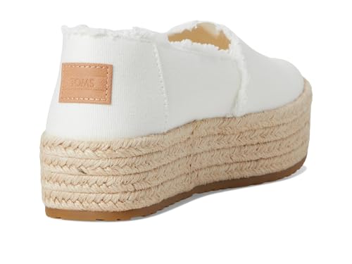 Image of TOMS Women's Valencia Platform Espadrille, Textile Upper, OrthoLite Insole