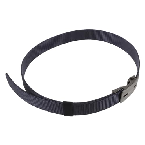 NOLITOY Men's Reversible Ratchet Belt Buckle Elastic Web Belt No Holes Nylon for Golf Running Dark