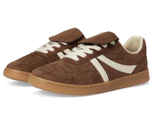 Steve Madden Women's Women's Madrid Sneaker, Brown, 6.5