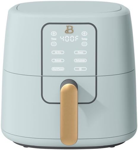 Beautiful 6 Qt Air Fryer with TurboCrisp Technology, EverGood™ Ceramic Nonstick Coating, Hydrangea by Drew Barrymore