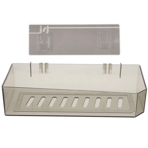 KESYOO 壁掛け収納ラック 免釘設置 強力粘着式 水切りキッチンシェルフ バスルームオーガナイザー 洗面所用多機能収納棚