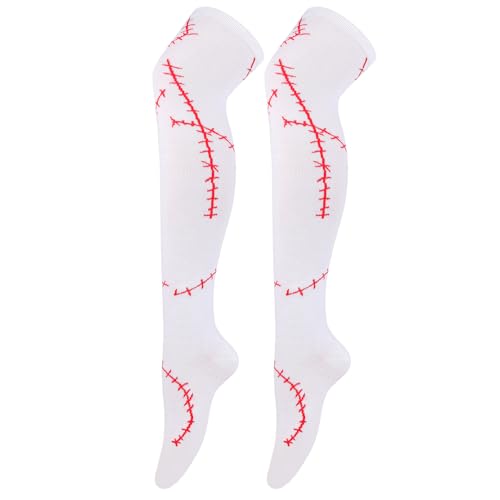 Image of YELAIVP Over Knee Rainbow Thigh High Socks Gloves Set Cosplay Accessories Arm Leg Warmers for Girls