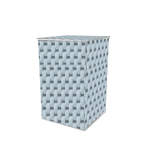 Rattan Mülltonnenbox, Mülltonnenverkleidung aus Kunststoff,117cm x...